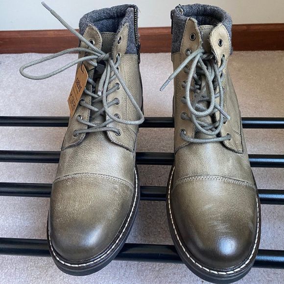 CREVO Men Avalonn  Leather Boots - NEW NWT - Picture 1 of 10